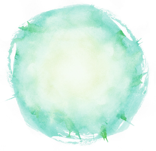 pinceladas aquarela brilhante círculo
 - Foto, Imagem