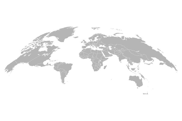 Weltkarte. 3D Globus Weltkarte. Vektorillustration - Vektor, Bild