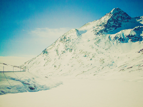 Ретро Bernina, Швейцарія, дивлячись - Фото, зображення