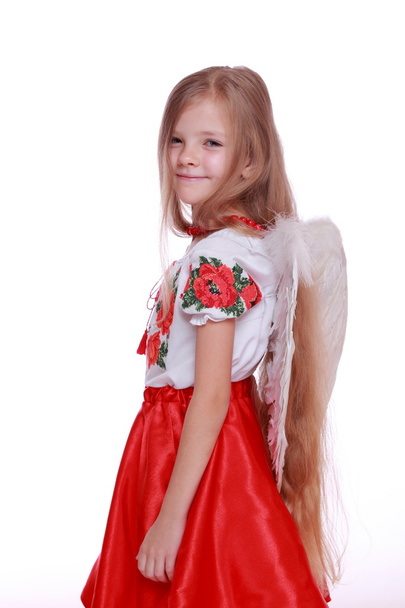Little girl in Ukrainian national costume - Fotografie, Obrázek