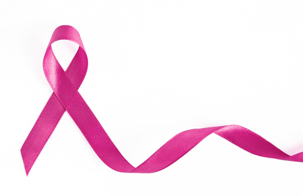 Breast Cancer Awareness Pink Ribbon with copy space - Foto, afbeelding