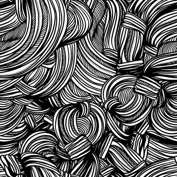 Бесшовный текстильный монохромный рисунок кружева
 - Вектор,изображение