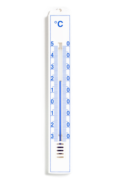 λευκό αναλογική θερμόμετρο - Φωτογραφία, εικόνα