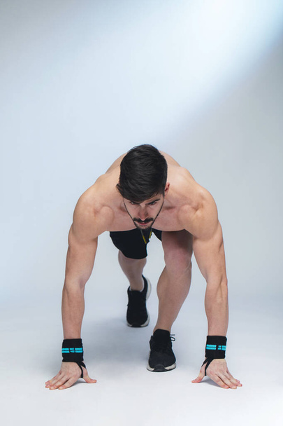 Handsome Athletic Man Fitness Model  - Foto, imagen