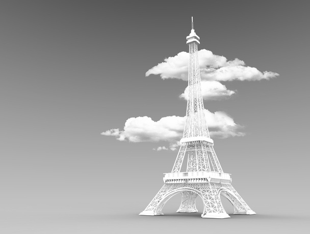 Eiffel-torni Pariisissa - Valokuva, kuva