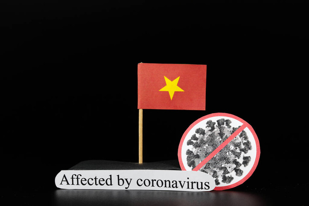 Vietnam is one of many lands affected by coronavirus. Covid-19 is a type of group of RNA viruses that cause variety of diseases in humans, mainly respiratory tract. Viral disease. Medicine. Panic. - Photo, Image