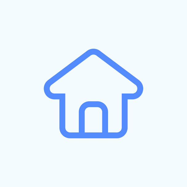 Home-Taste Zeilensymbol. Pixel perfektes Icon-Design.  - Vektor, Bild