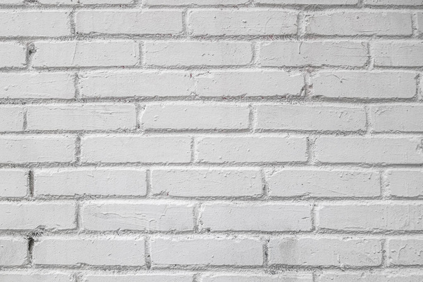 vintage background of white brick wall close up  - Foto, Bild