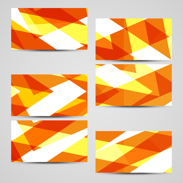 Conjunto de tarjetas de visita vectoriales para su diseño
. - Vector, imagen