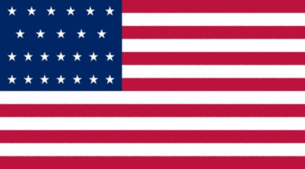 Прапор Сполучених Штатів Америки (1836-1837) фонова текстура - Фото, зображення