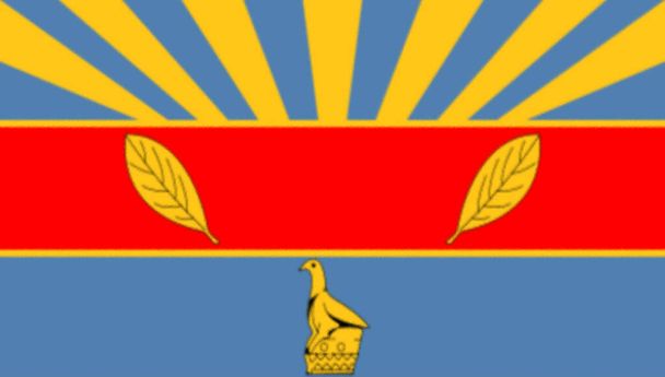 Zászló off Harare háttér textúra - Fotó, kép