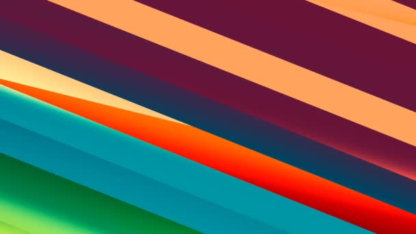 Barres multicolores pour fond d'entreprise abstrait
 - Séquence, vidéo