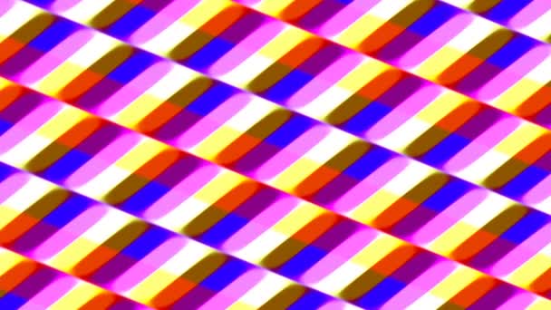 Grid of Medical Pills or Candy Style Shapes Oscillating Endless Loop - Záběry, video