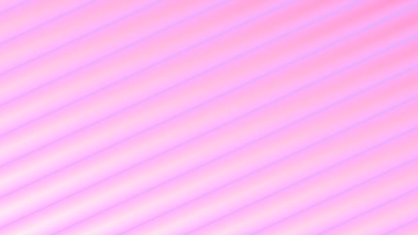 Roze en paarse lijnen afwisselend in een gladde lus - Video