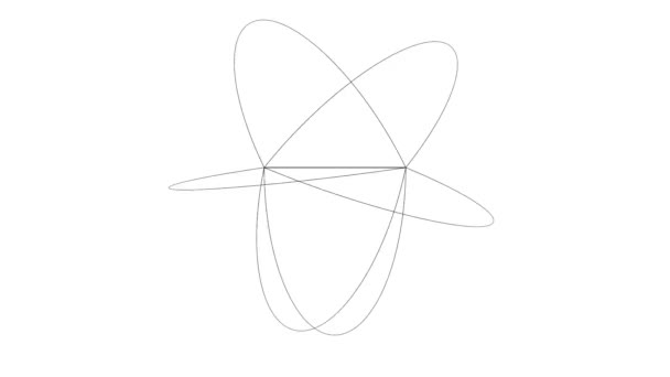 Maille de sphère abstraite se déroulant à partir de l'arc demi-cercle
 - Séquence, vidéo
