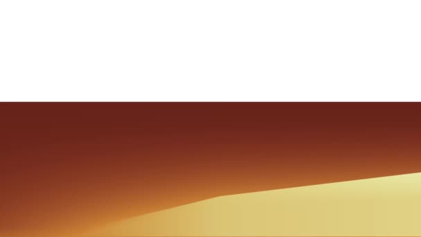 Desplazamiento Paisaje abstracto del desierto que se eleva en el marco
 - Metraje, vídeo