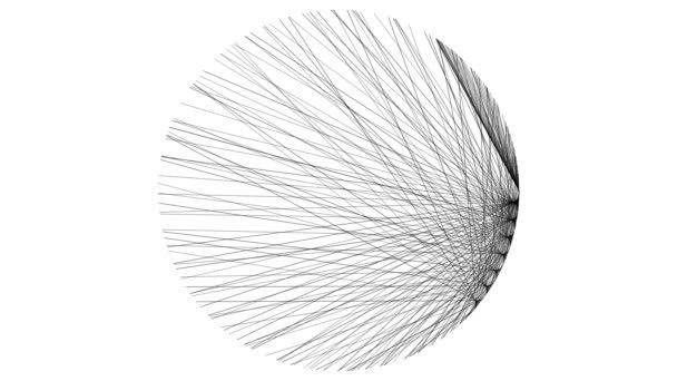 Αποτύπωση ενός μοτίβου κύκλου από υπερυψωμένες γραμμές για την επίδειξη του Pi - Πλάνα, βίντεο