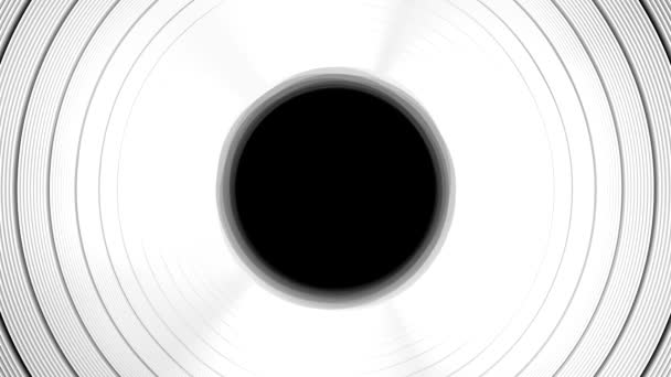 Gömb kör alakú koncentrátum gyűrűk központosított bővülő kerek átmenet kitöltése - Felvétel, videó