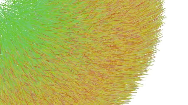 Rendu Sphère Corner View of Abstract Digital Grass Texture
 - Séquence, vidéo