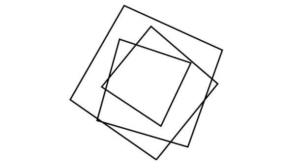 テオドロス・スパイラルによる複数の変形正方形の変形 - 映像、動画