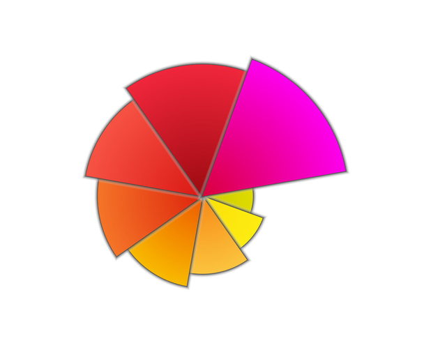 коло, створений з трикутниками - Vektor, kép