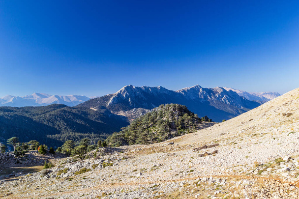 Landscape with Majestic Tahtali Dagi mountains on Lician way tourist path in Turkey - Фото, зображення