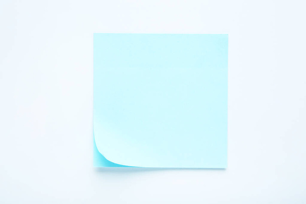 Paper sticky note on white background - Fotografie, Obrázek