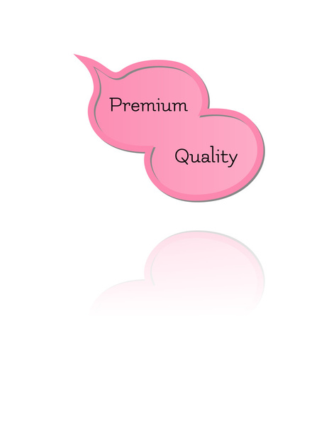 Sprechblase mit Premium-Qualität - Vektor, Bild