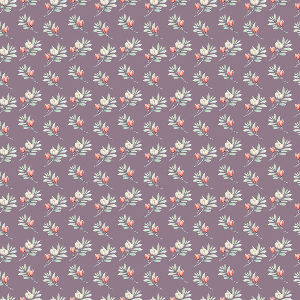 watercolor succulents seamless pattern. Watercolour decoration pattern. Vintage watecolour background. Perfect for wallpaper, fabric design, wrapping paper, digital paper. - Foto, immagini