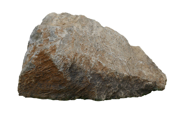 roche isolée sur fond blanc - Photo, image