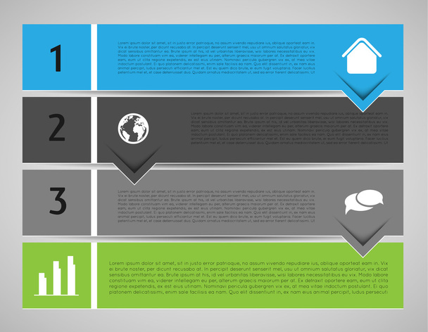 infographic template, banners - Vecteur, image
