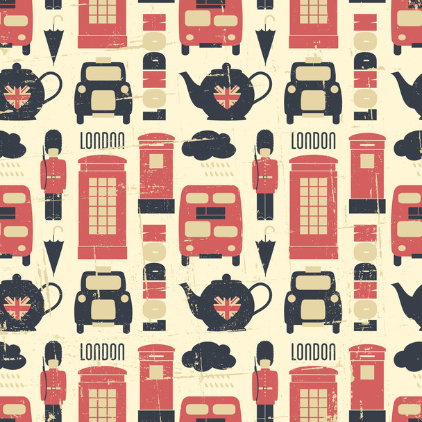 Seamless London Background - Vector, Image