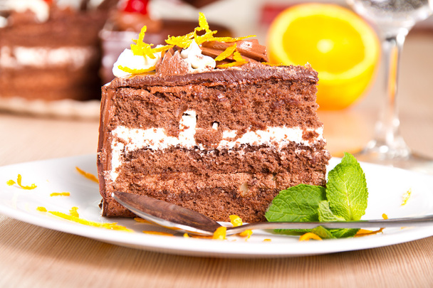 csokoládé torta - Fotó, kép