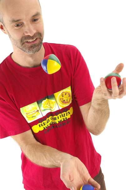 man holding a soccer ball - Φωτογραφία, εικόνα
