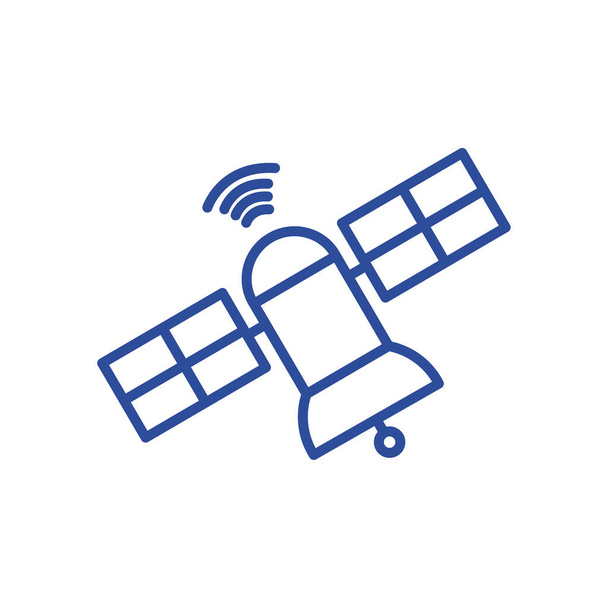 Isolated antenna line style icon vector design - ベクター画像
