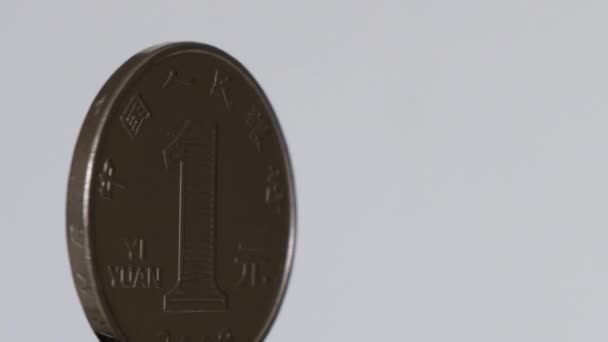 монета дає юань з 2008 року, що обертається на білому тлі
 - Кадри, відео