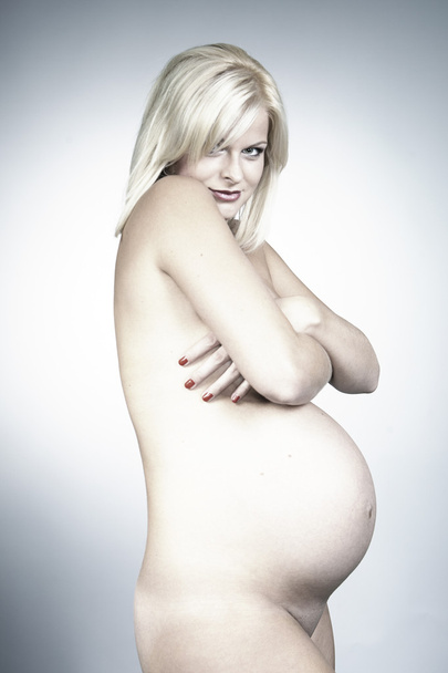 Nude pregnant girl - Foto, Imagem