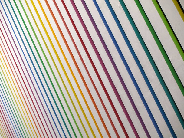 abstract background with colorful stripes and lines - Фото, изображение