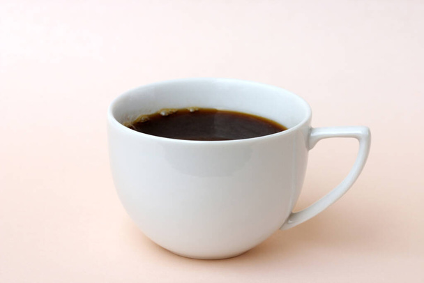 cup of coffee on white background - Zdjęcie, obraz