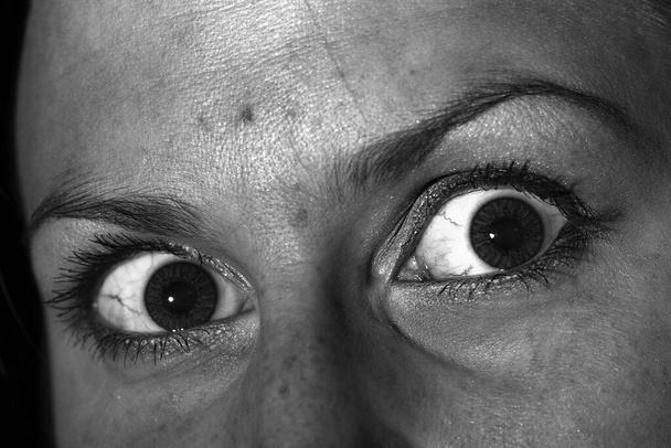 close-up of a young man's eye - Foto, Bild