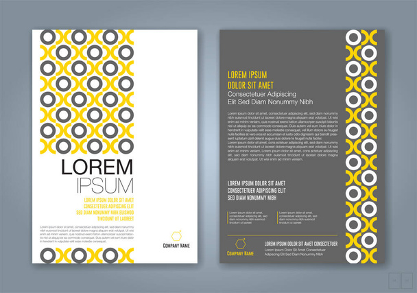 Abstraktní minimální geometrický kruh pozadí pro obchodní výroční zpráva kniha obal brožura leták plakát - Vektor, obrázek