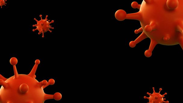 Coronavirus tehlikesi ve halk sağlığı risk hastalığı ve grip salgını veya koronavirüs gribi gribi - Fotoğraf, Görsel
