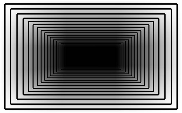 zwart-wit tunnel textuur achtergrond - Vector, afbeelding