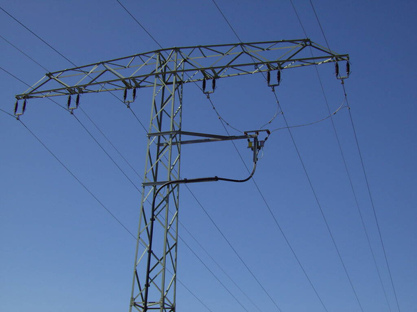 high voltage power lines  - Photo, image