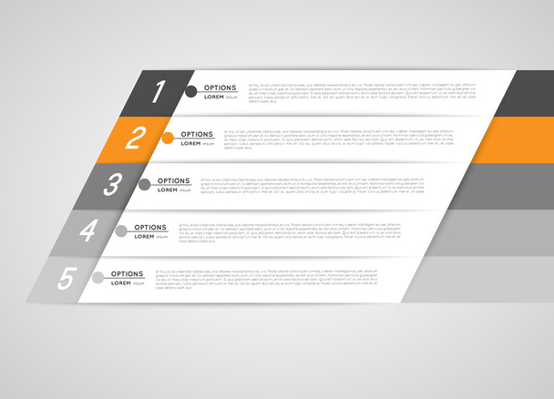 Infographic template, design elements - Vecteur, image