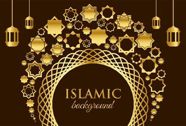 розкішний декоративний ісламський візерунок на фоні Рамадана Карема та Ід Мубарака
 - Вектор, зображення