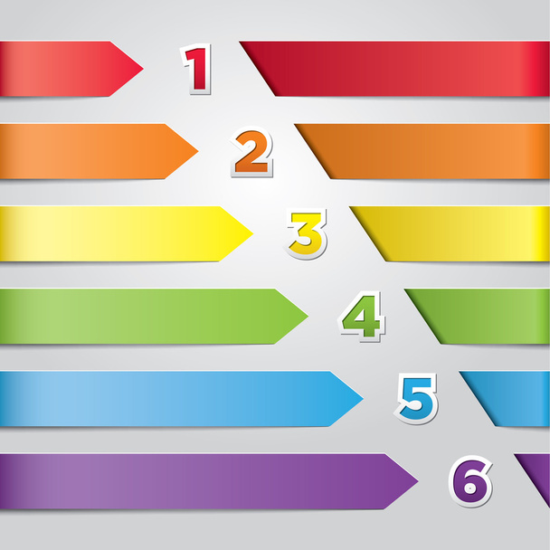 Colorful Vector Arrows - Vector, afbeelding