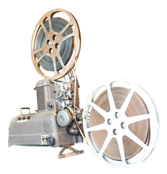 oude film projector, retro afbeelding - Foto, afbeelding