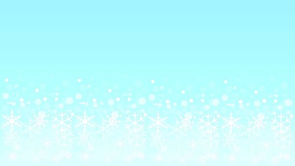 Snow, snowfall, snowflake, winter, background - Vector, Image