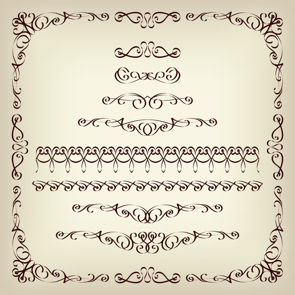 Різдвяний вихровий каліграфічний кадр
 - Вектор, зображення